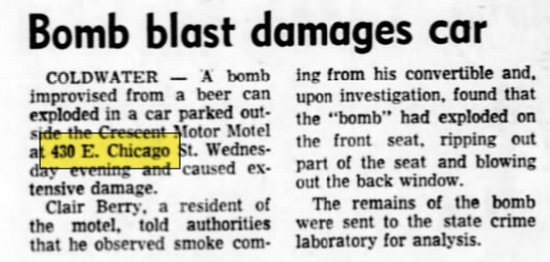 Crescent Drive Court (Crescent Motor Motel) - Jun 05 1969 Article (newer photo)